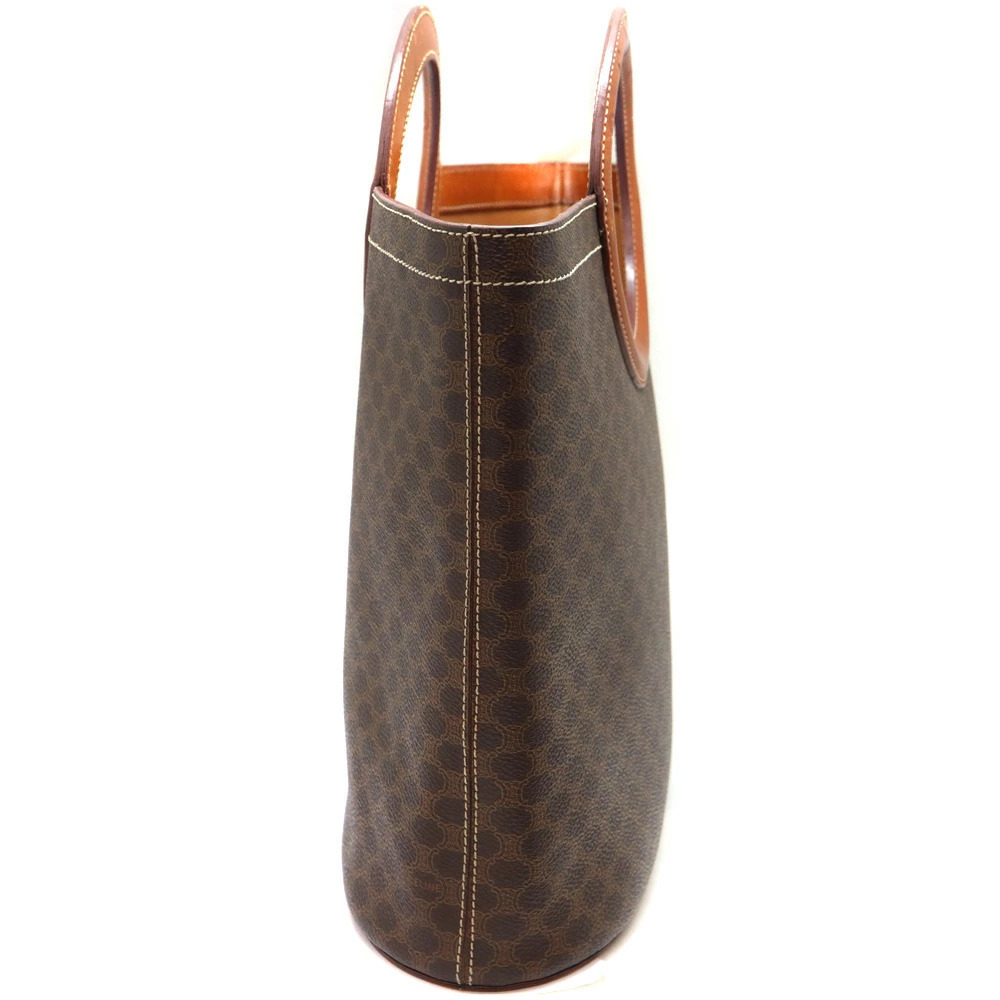 Celine handbag Macadam brown - Picture 3 of 6